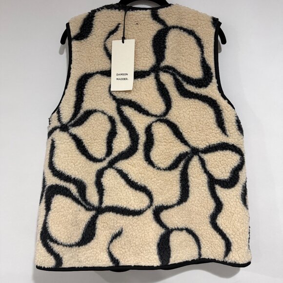 DAMSON MADDER BOWS SHERPA MARTA BORG GILET VEST 12 NEW - Picture 4 of 4